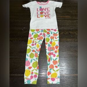 5t children’s place fruit pajamas-2 stains